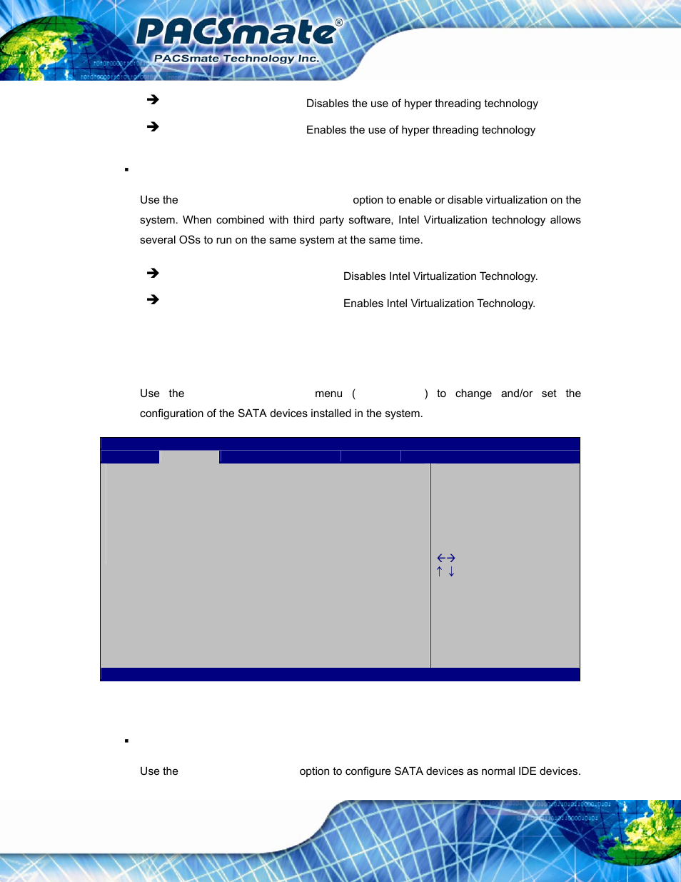 3 sata configuration, Bios menu 5: sata, Configuration | IEI Integration IBS-19A User Manual | Page 72 / 177