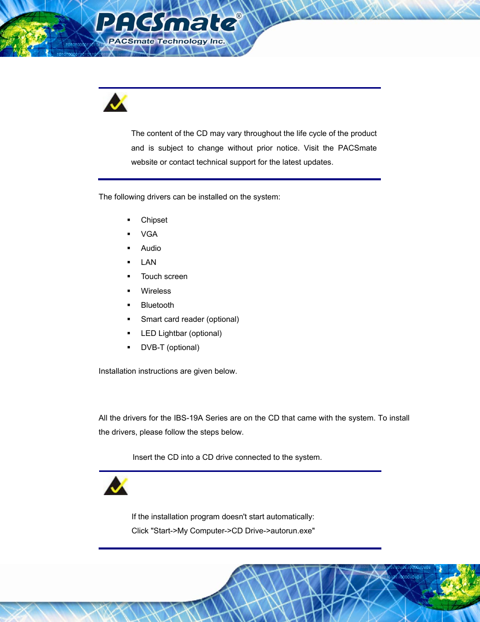 1 available software drivers, 2 software installation, Vailable | Oftware, Rivers, Nstallation | IEI Integration IBS-19A User Manual | Page 90 / 177