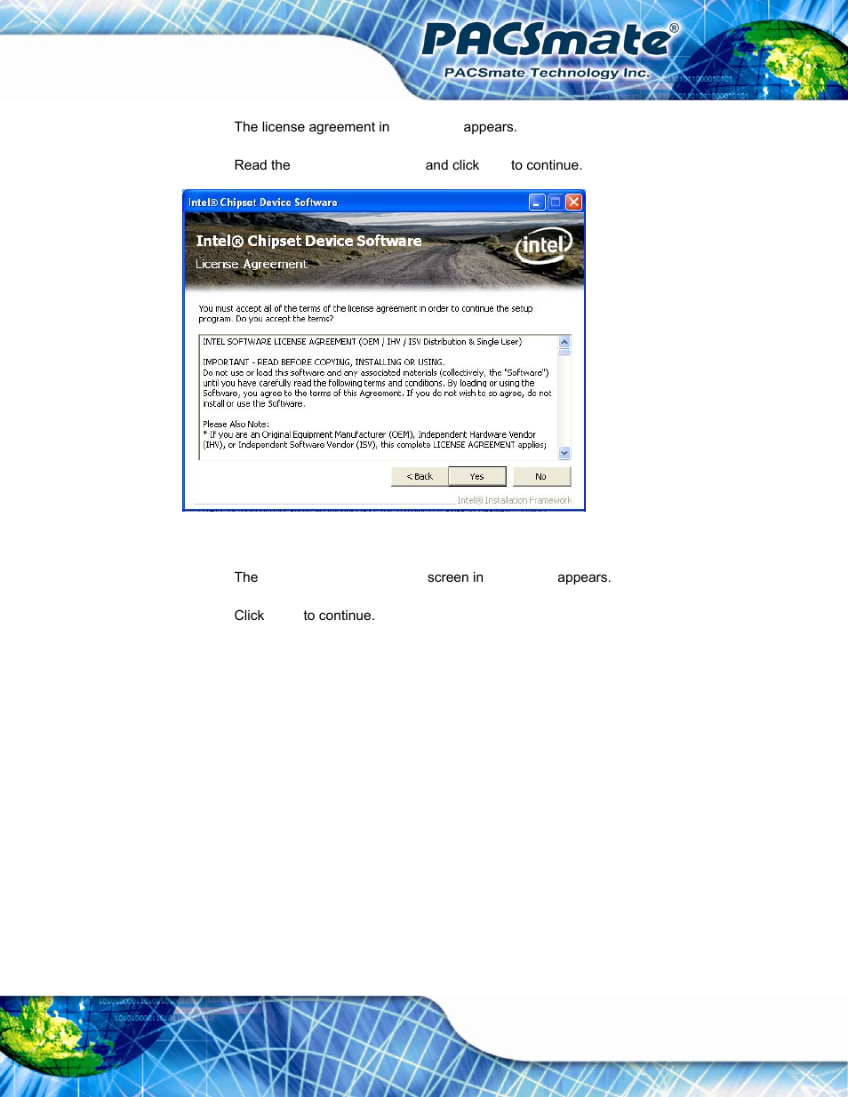 Figure 7-4: chipset driver license agreement | IEI Integration IBS-19A User Manual | Page 93 / 177