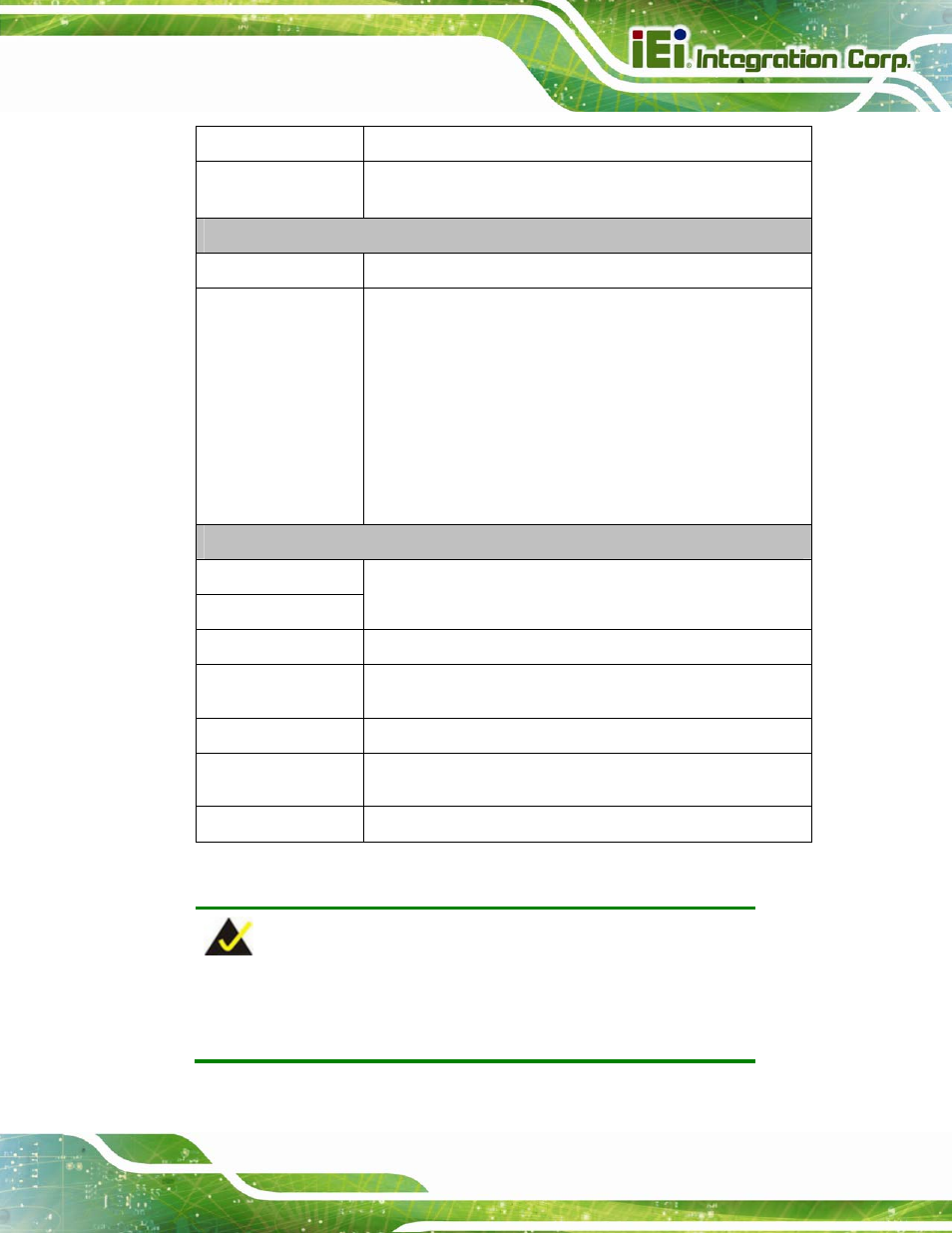 Table 1-2: function key descriptions | IEI Integration Robot-TP-65M User Manual | Page 12 / 39