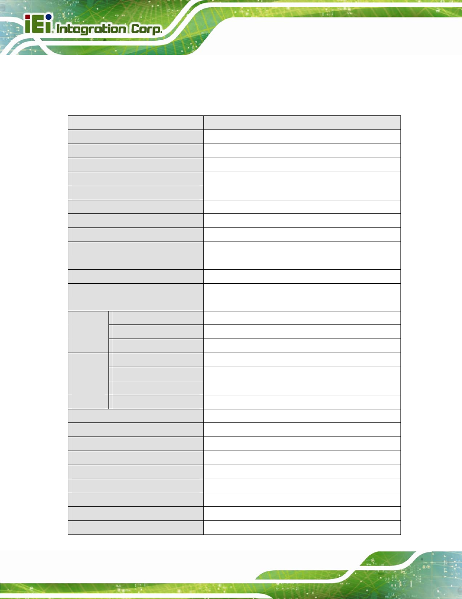 6 system specifications, Ystem, Pecifications | Robot-tp-65m page 8 | IEI Integration Robot-TP-65M User Manual | Page 15 / 39