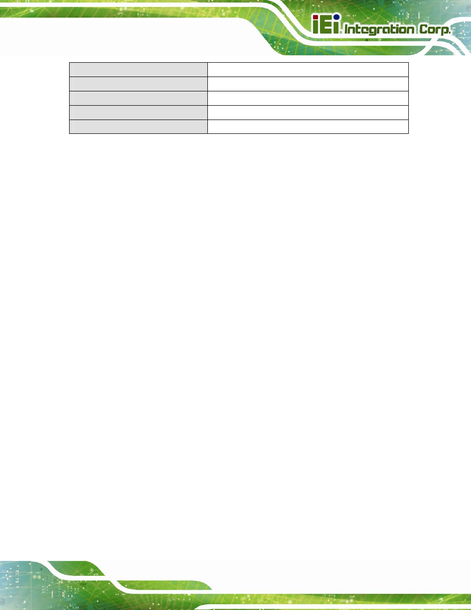 Table 1-3: system specifications, Robot-tp-65m page 9 | IEI Integration Robot-TP-65M User Manual | Page 16 / 39