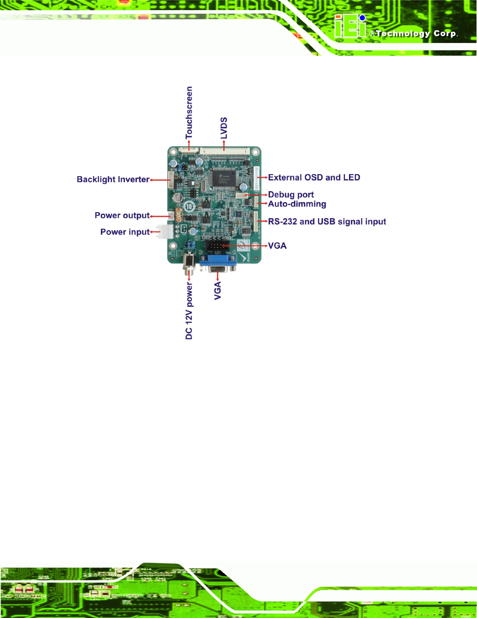 3 av-6650 ad board overview, Av-6650, Oard | Verview, Figure 4-2: av-6650 ad board overview | IEI Integration LCD-KIT Series v2.02 User Manual | Page 45 / 94