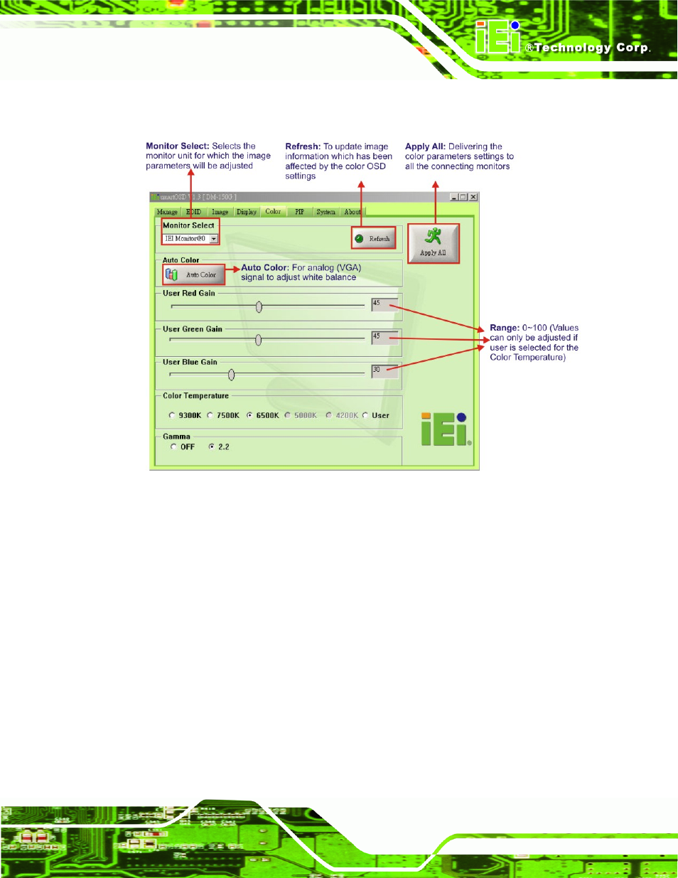 IEI Integration LCD-KIT Series v2.02 User Manual | Page 87 / 94