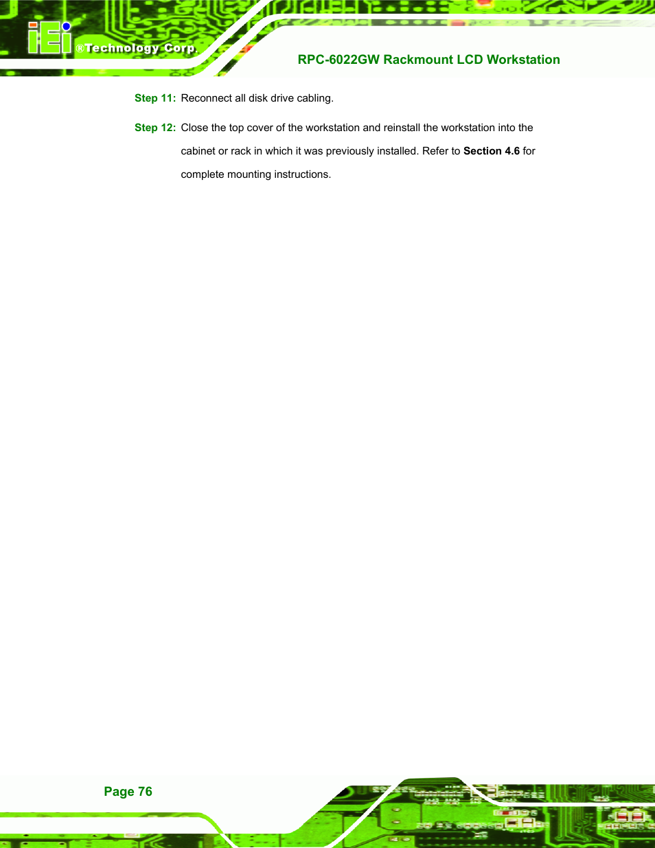 IEI Integration RPC-6022G User Manual | Page 76 / 107