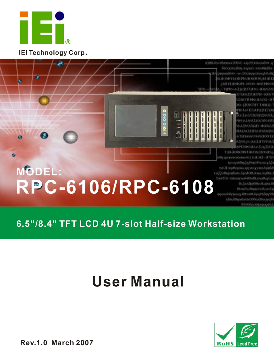 IEI Integration RPC-6106_6108 User Manual | 85 pages