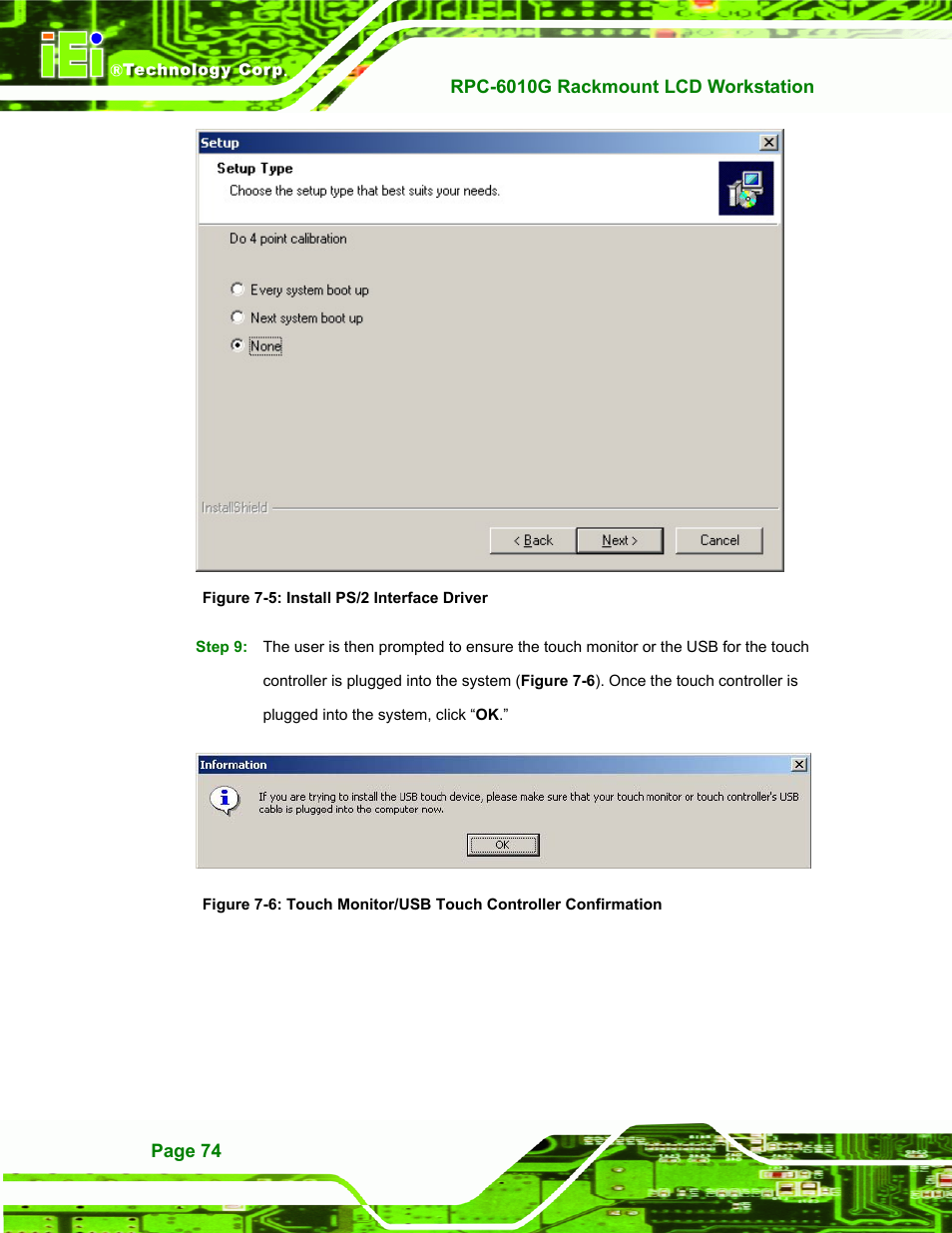 Figure 7-5: install ps/2 interface driver | IEI Integration RPC-6010G User Manual | Page 84 / 99