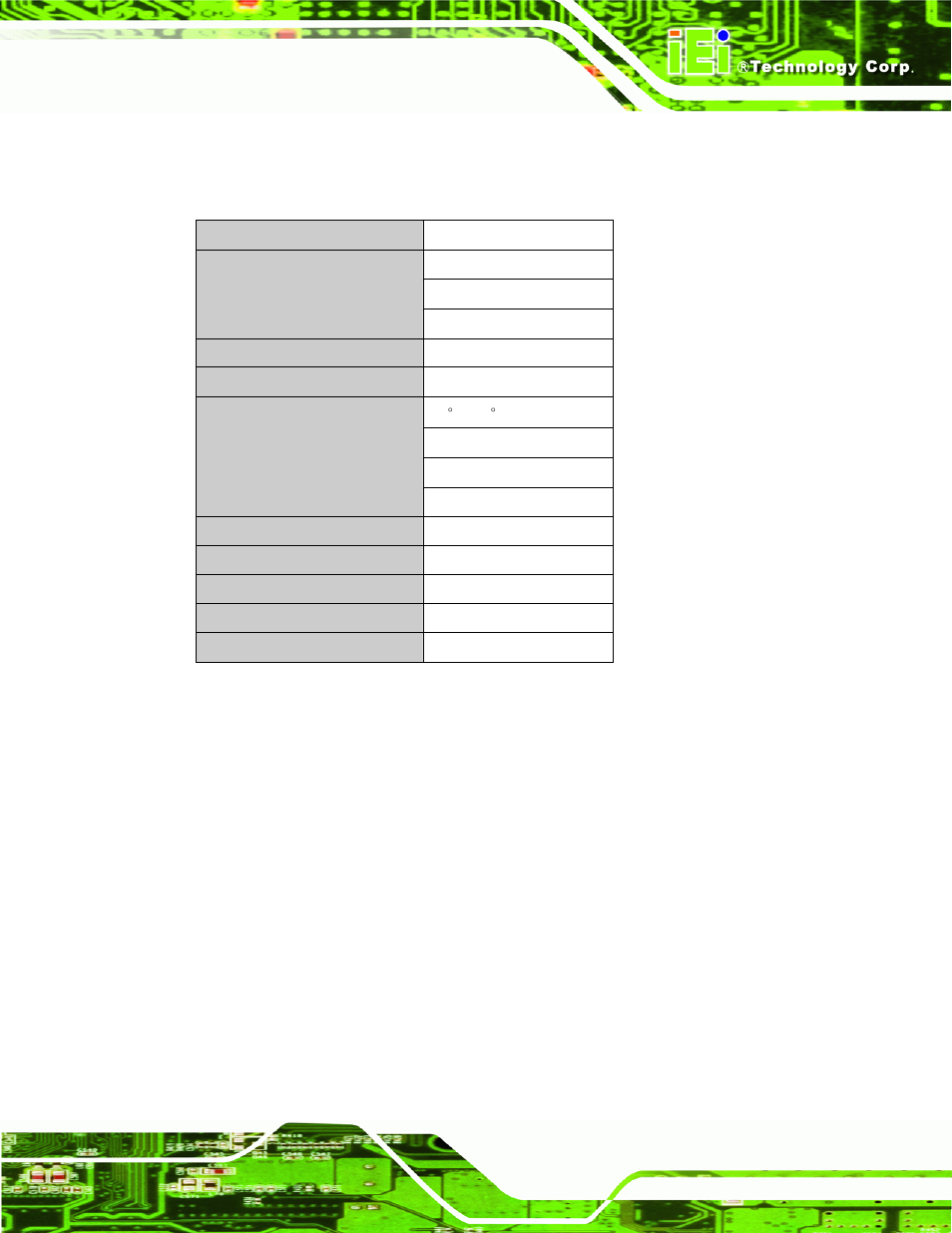 2 lcd specifications, Pecifications, Table 3-2: lcd specifications | IEI Integration EC-1040G User Manual | Page 25 / 85