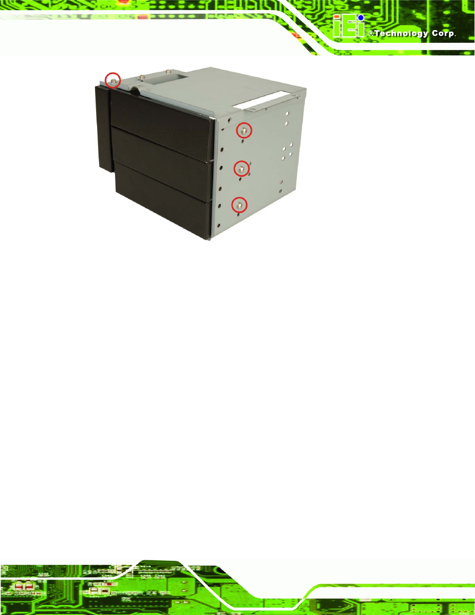 5 remove the 3.5” drive bracket | IEI Integration EC-1040G User Manual | Page 39 / 85