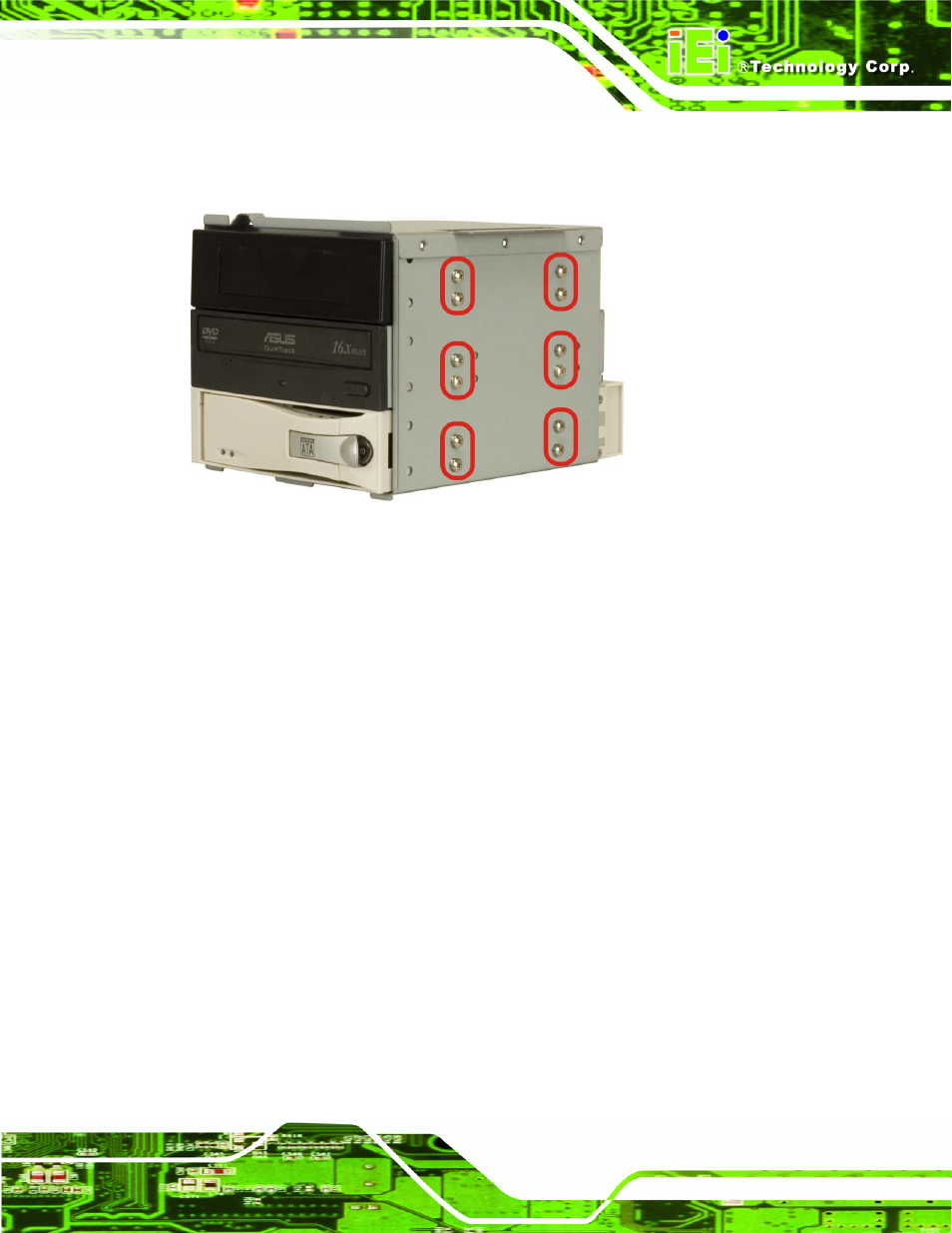 2 3.5” disk drive in a 5.25” slot | IEI Integration EC-1040G User Manual | Page 41 / 85