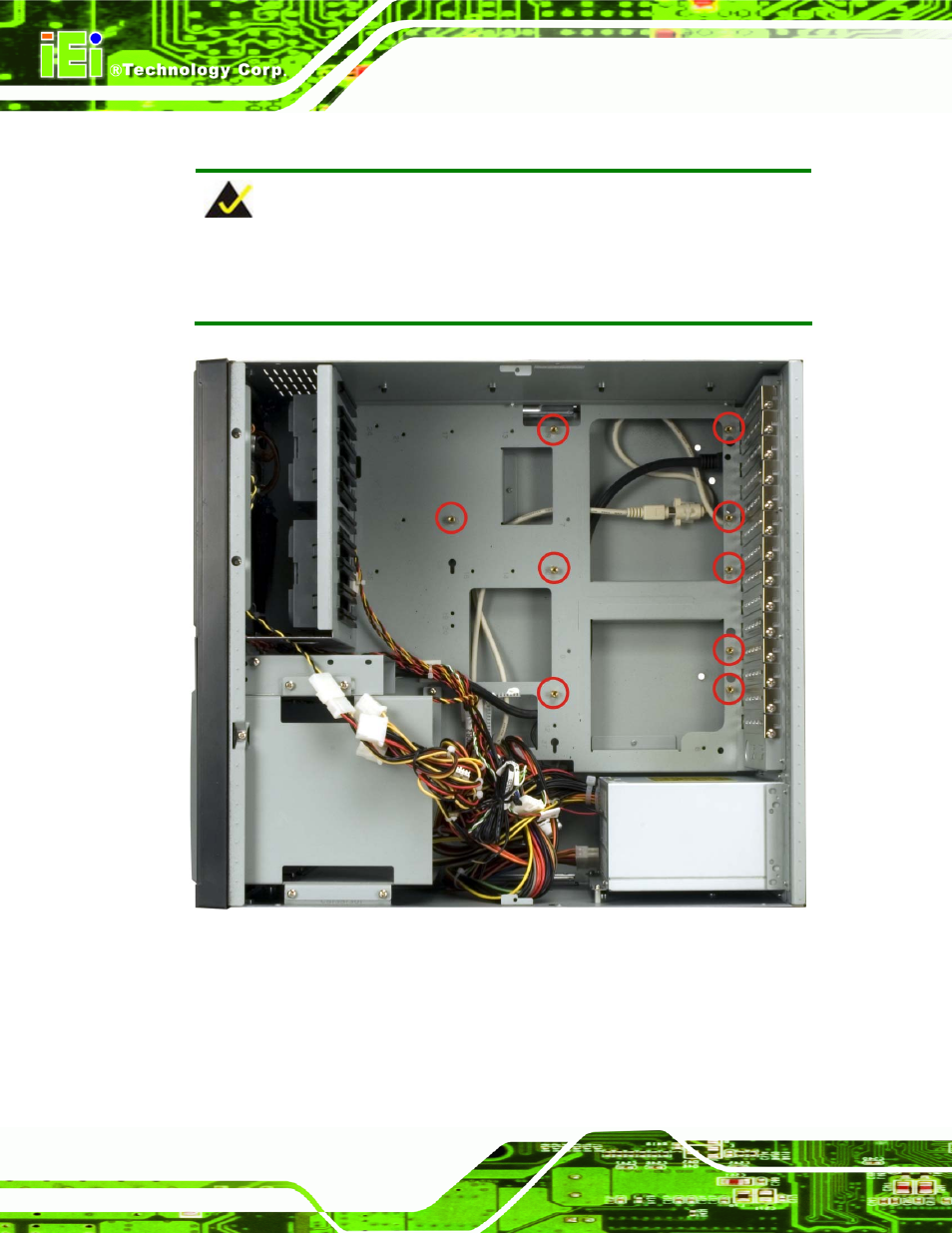 Figure 4-10: install copper pillars | IEI Integration EC-1040G User Manual | Page 44 / 85