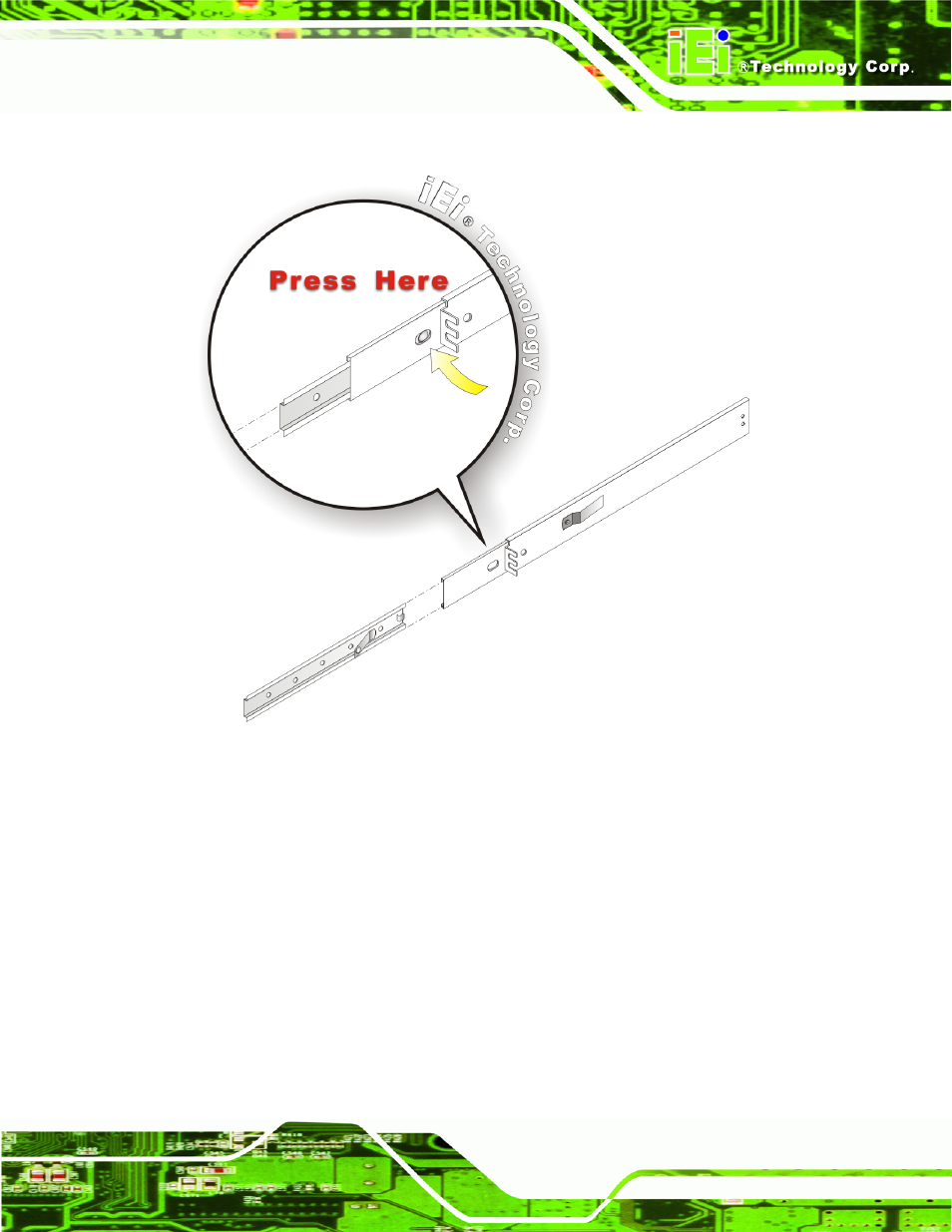Figure 4-17: remove rack slide | IEI Integration EC-1040G User Manual | Page 53 / 85