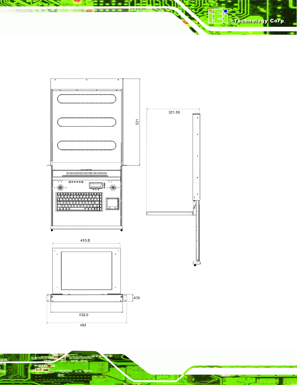 2 lkm-926 physical dimensions | IEI Integration LKM_Series User Manual | Page 31 / 81