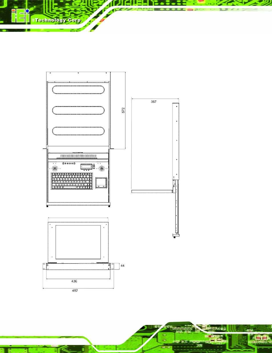 3 lkm-927 physical dimensions | IEI Integration LKM_Series User Manual | Page 32 / 81