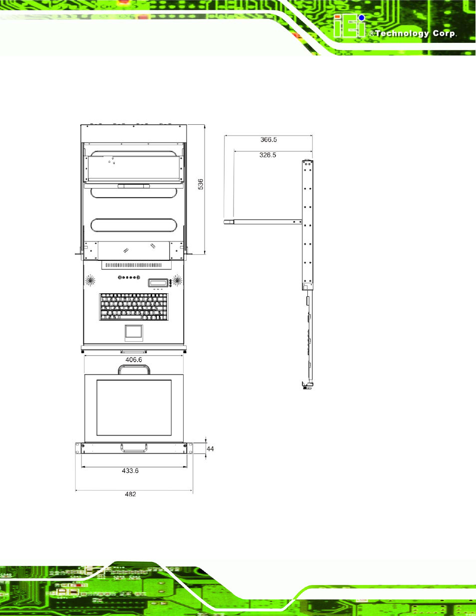 4 lkm-935 physical dimensions | IEI Integration LKM_Series User Manual | Page 33 / 81