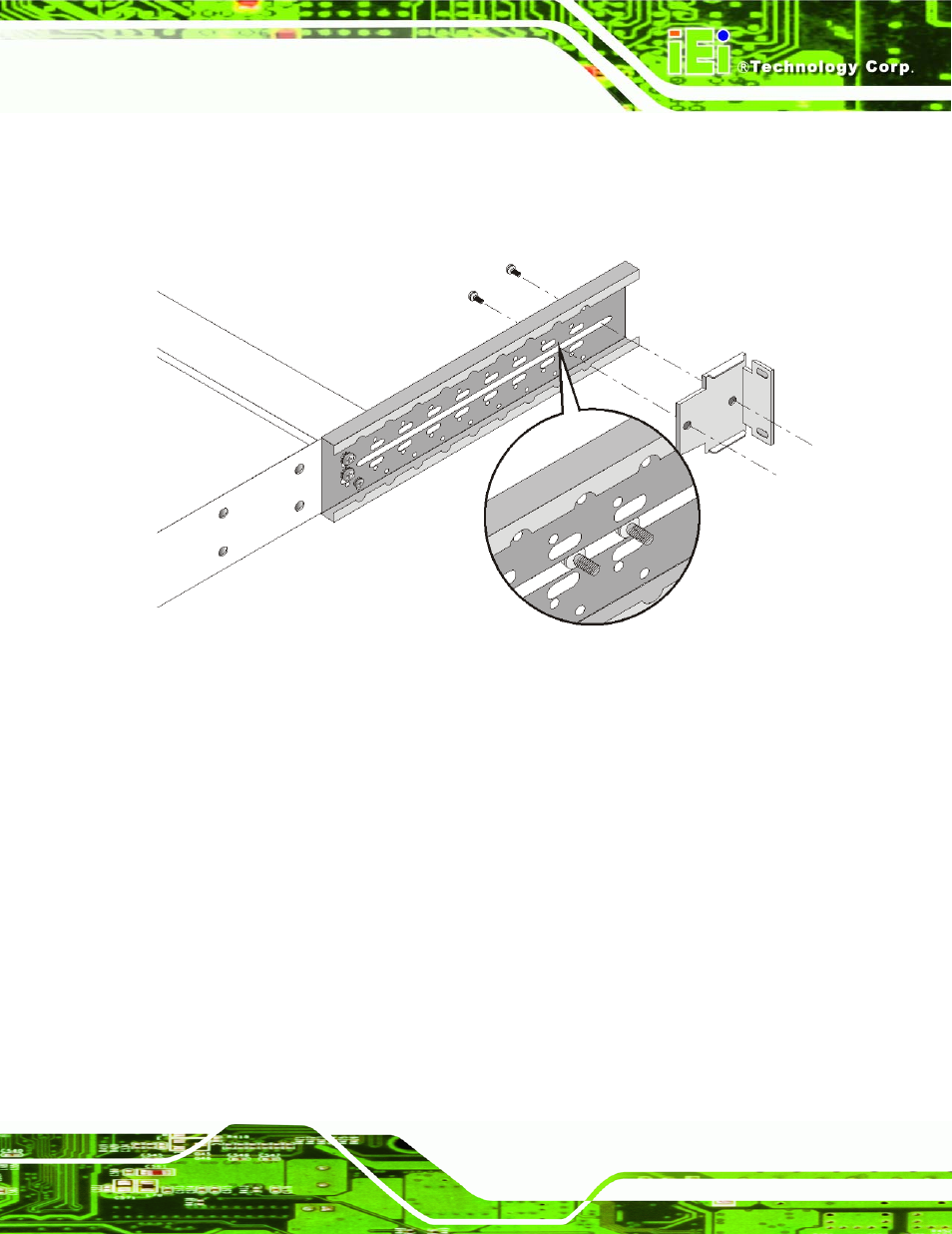 Figure 3-6: attach the angle bracket | IEI Integration LKM_Series User Manual | Page 51 / 81