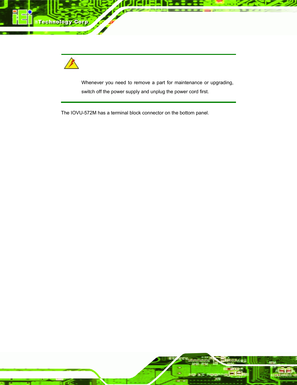 4 power supply, Ower, Upply | IEI Integration IOVU-572M User Manual | Page 17 / 53
