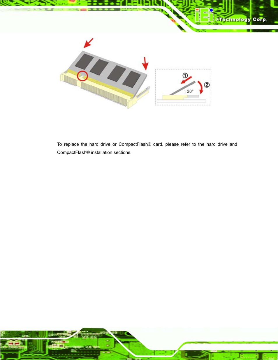 5 hard drive and compactflash® replacement, Rive and, Ompact | Lash, Eplacement | IEI Integration EP-308A v1.11 User Manual | Page 83 / 102