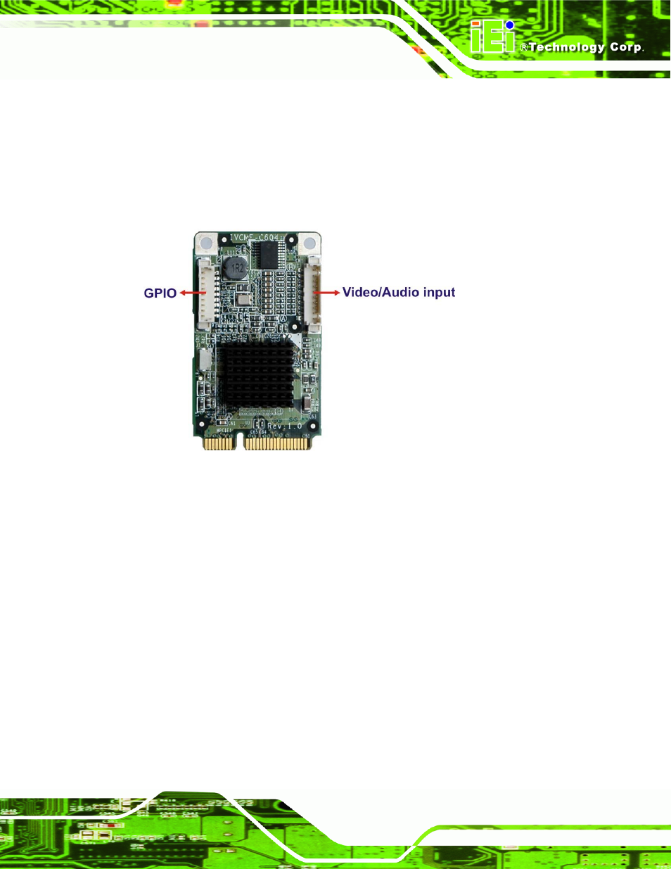 3 ivcme-c604 overview, Figure 1-4: ivcme-c604 overview | IEI Integration IVCME-C604 User Manual | Page 15 / 81