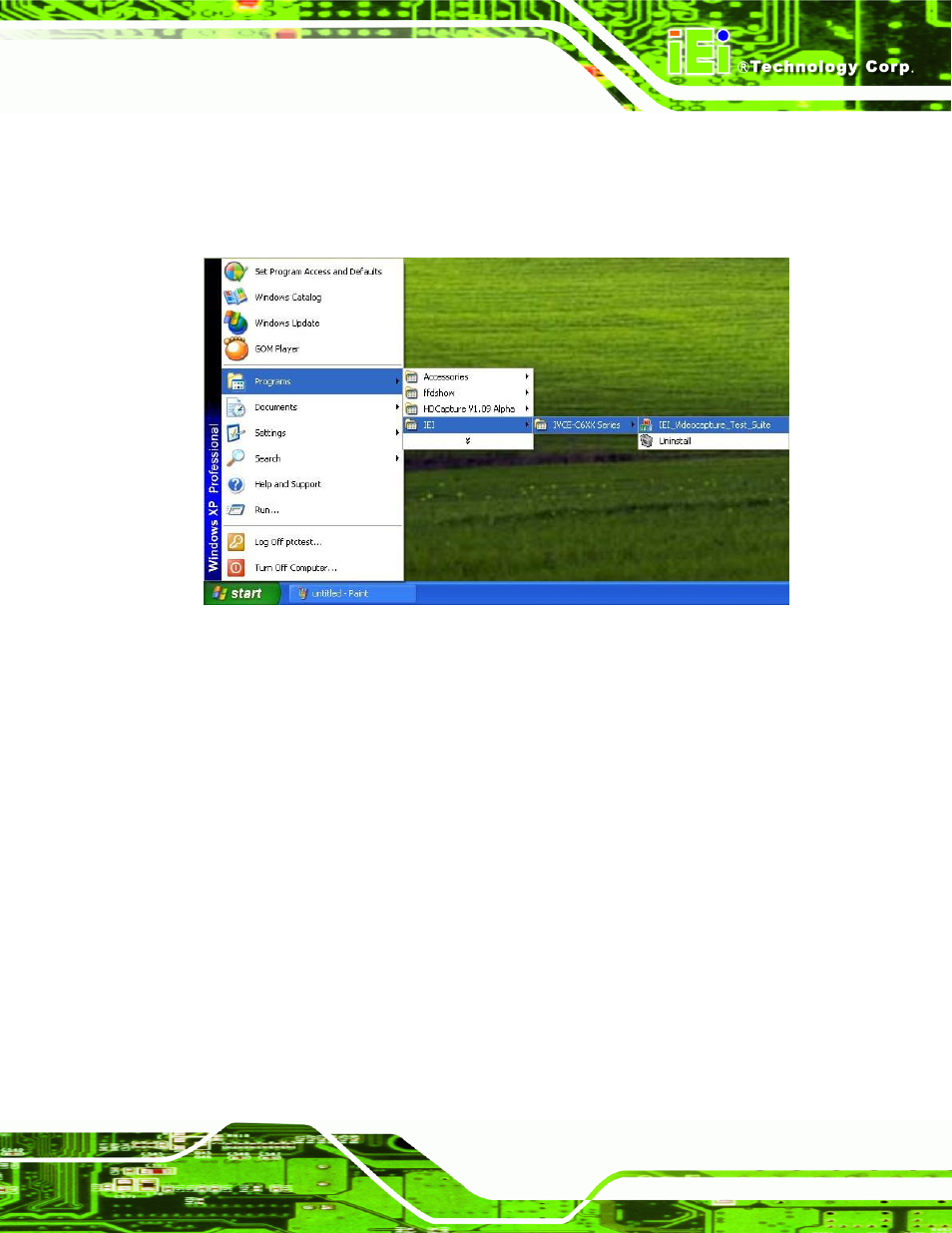2 uninstall driver and application | IEI Integration IVCME-C604 User Manual | Page 61 / 81