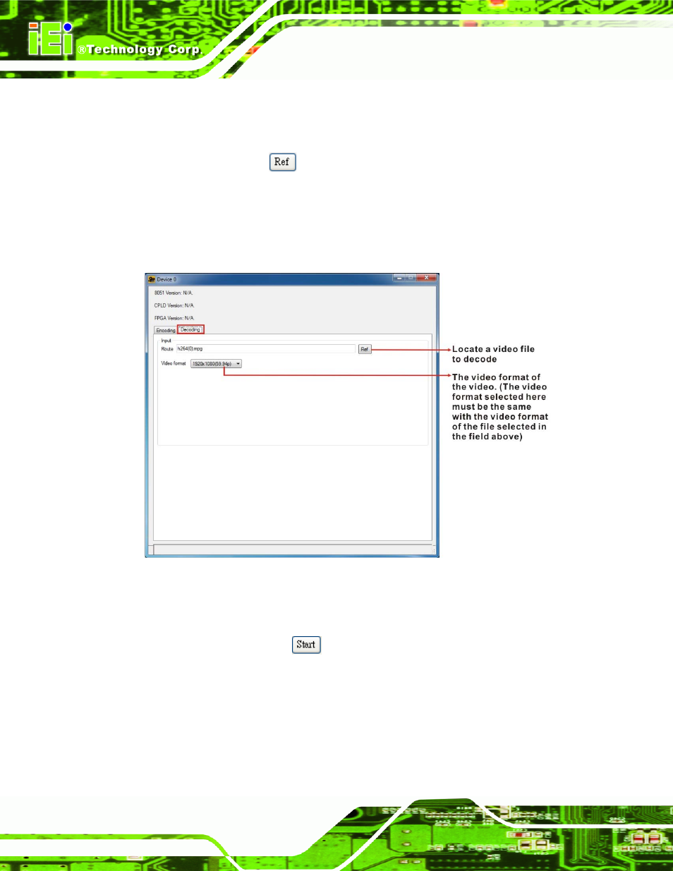 4 video bypass, Ideo, Ypass | IEI Integration HDC-4x-Series_SDK_Windows User Manual | Page 22 / 56