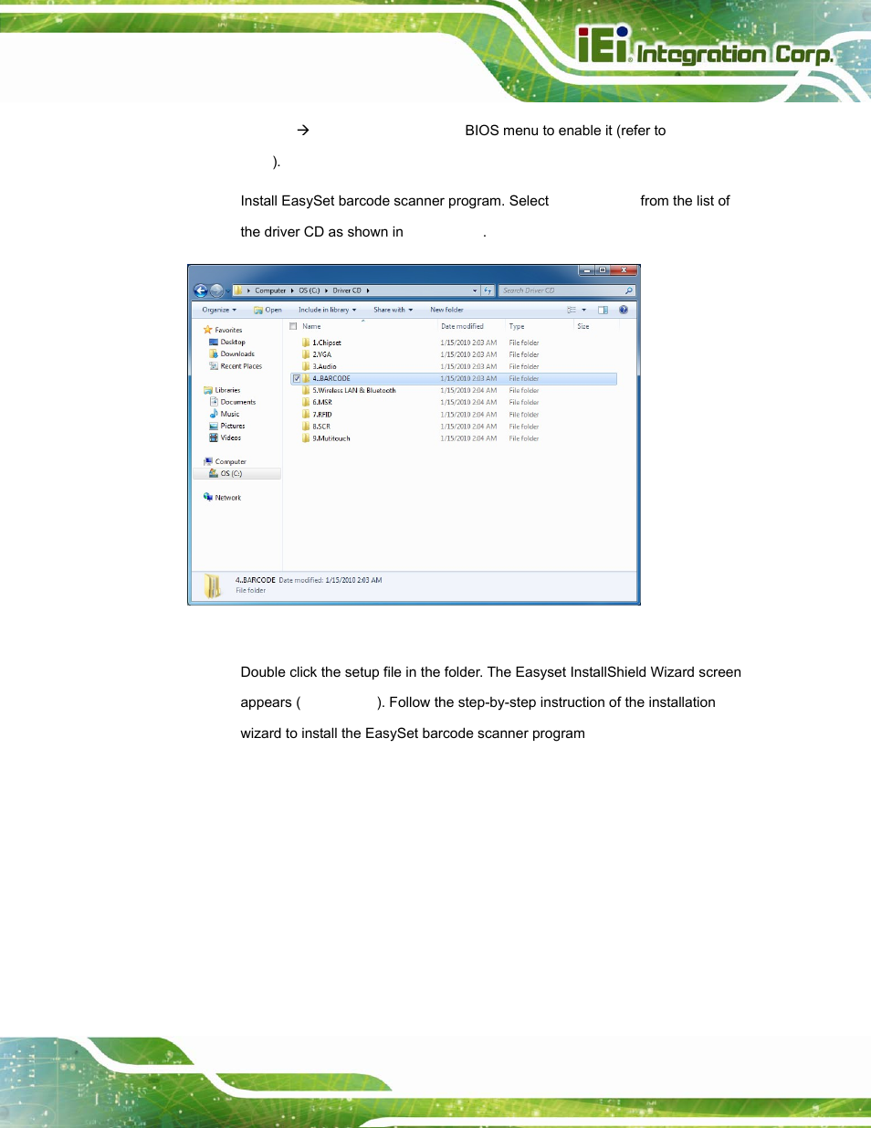 Figure 3-11: barcode scanner program location | IEI Integration ICECEARE-10W User Manual | Page 33 / 107
