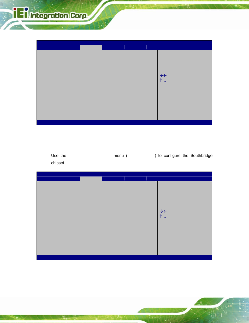 1 pch-io configuration, Bios menu 15: chipset, Bios menu 16: pch-io configuration | Section 5.4.1 ) | IEI Integration ICECEARE-10W User Manual | Page 78 / 107