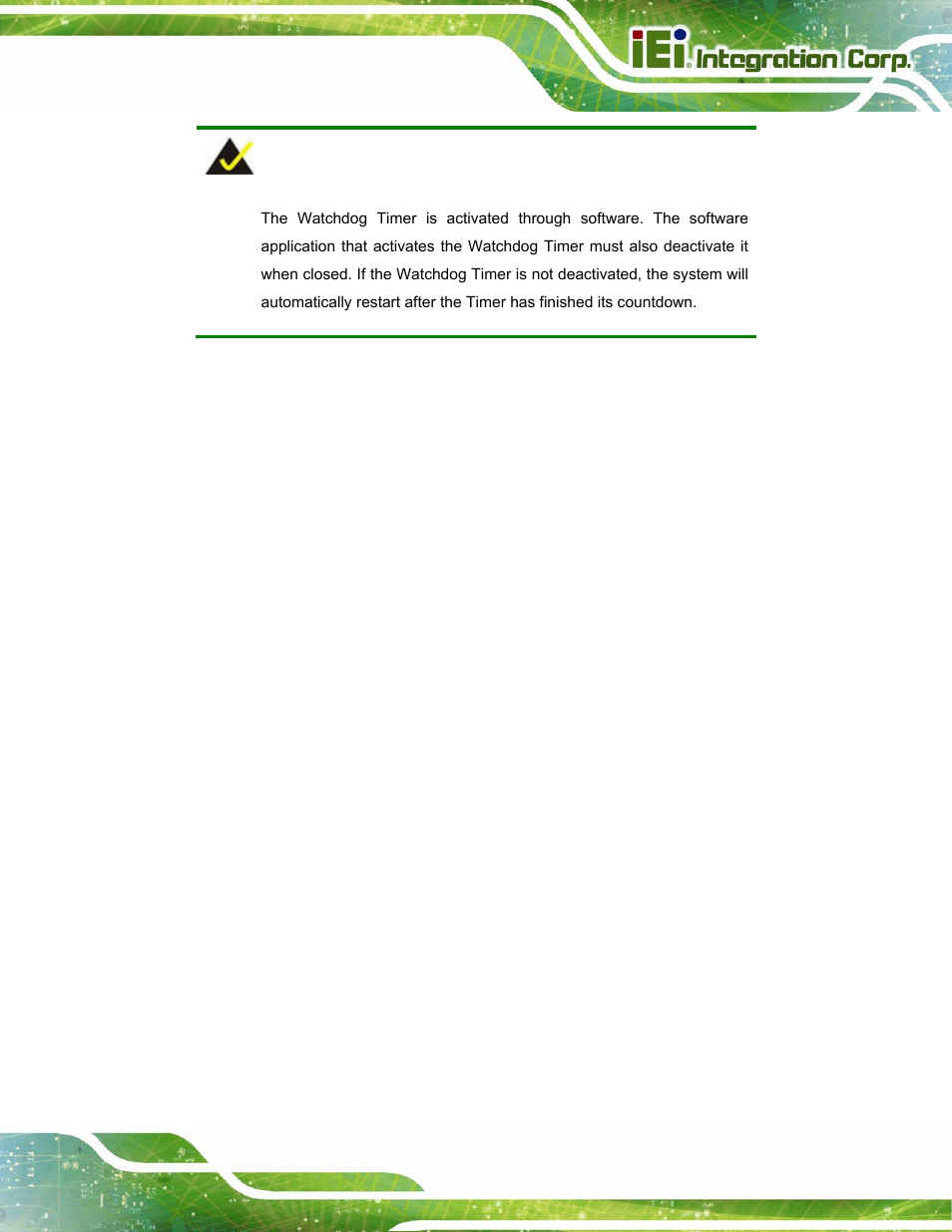 IEI Integration ICELOG 7 User Manual | Page 64 / 68