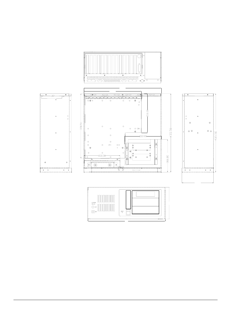 Imension drawing | IEI Integration RACK-360G User Manual | Page 2 / 9
