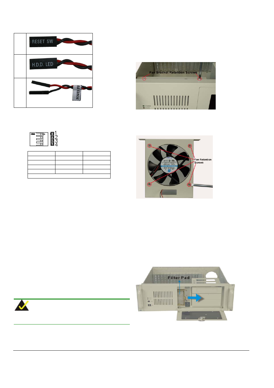 Step 10: psu cable and interface cable connections, Step 10: hold-down clamp and cover reinstallation, Chassis maintenance | IEI Integration RACK-360G User Manual | Page 8 / 9