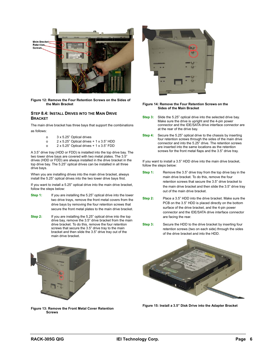 IEI Integration RACK-305G User Manual | Page 6 / 8