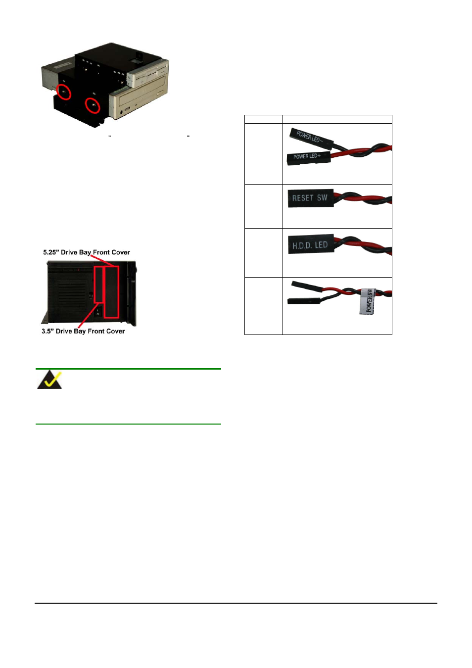 Step 8: cabling, Step 9: psu cable and interface cable connections | IEI Integration PAC-1000G User Manual | Page 7 / 10