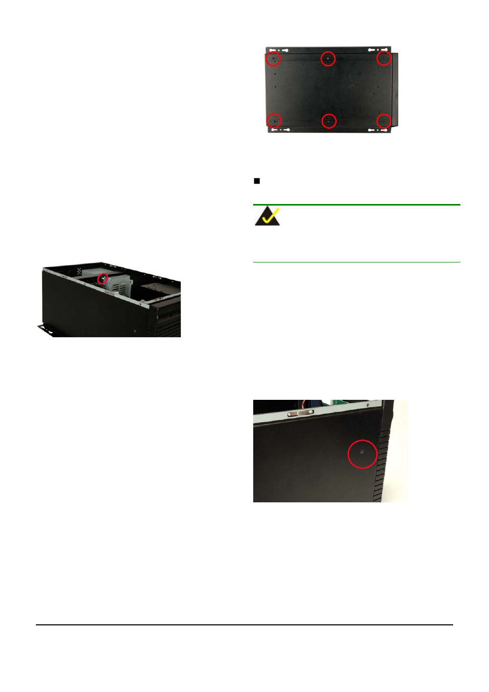 Step 11: wall-mount plates installation, Chassis maintenance | IEI Integration PAC-1000G User Manual | Page 8 / 10