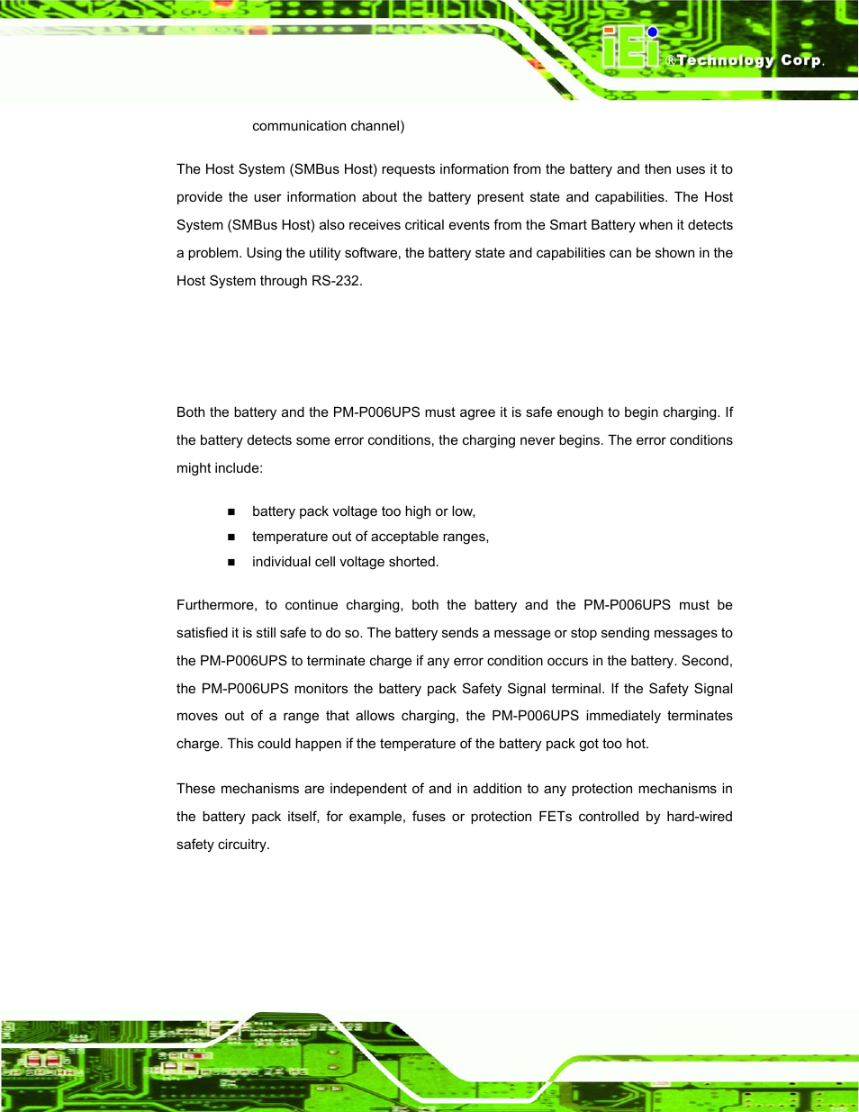 2 safety | IEI Integration PM-P006UPS User Manual | Page 15 / 50