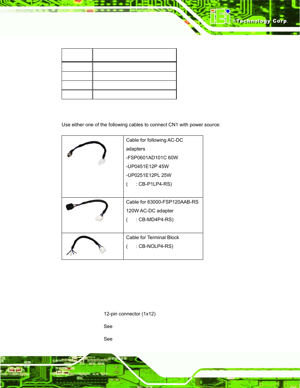 4 output power connectors | IEI Integration PM-P006UPS User Manual | Page 29 / 50