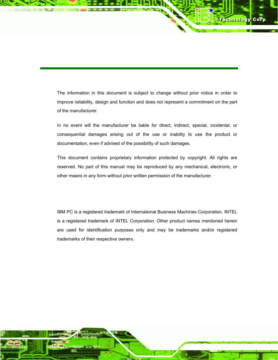 Copyright | IEI Integration PM-P006UPS User Manual | Page 3 / 50