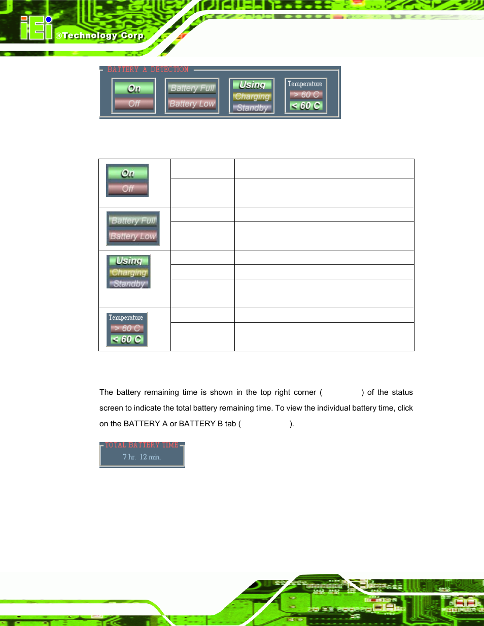 3 battery remaining time | IEI Integration PM-P006UPS User Manual | Page 38 / 50