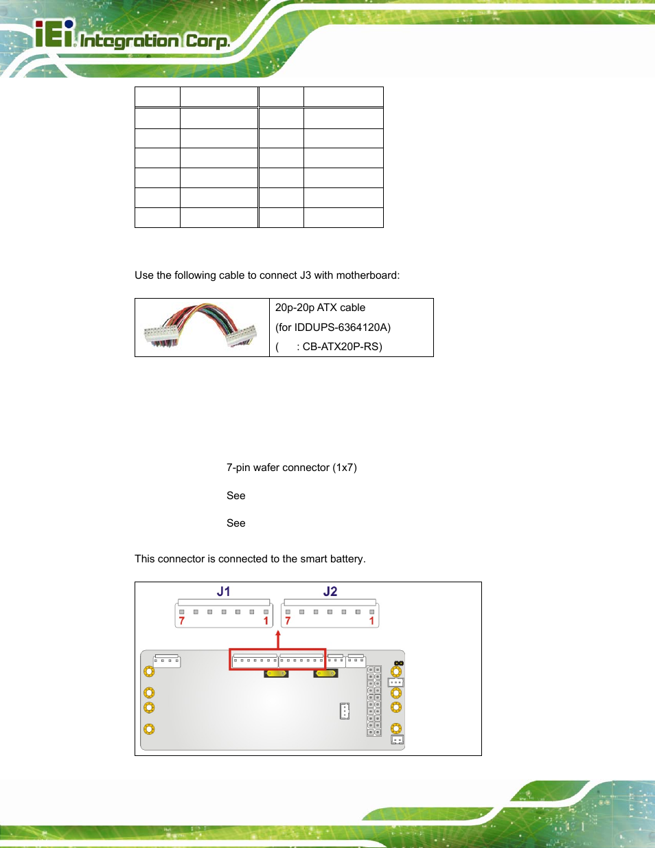 3 battery connectors, Iddups series dc/dc converter module page 26 | IEI Integration IDDUPS-636260А User Manual | Page 26 / 52