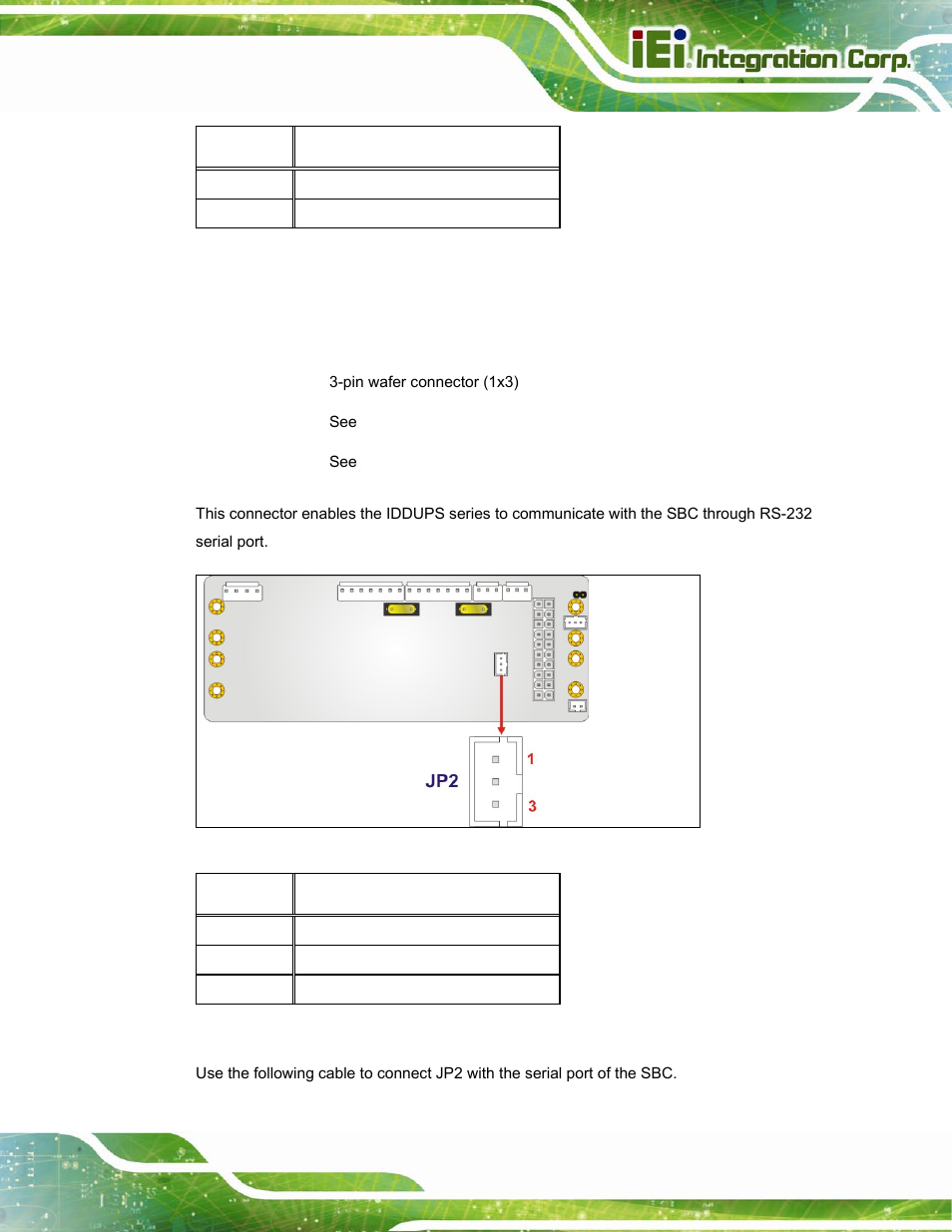 7 rs-232 cable connector | IEI Integration IDDUPS-636260А User Manual | Page 31 / 52