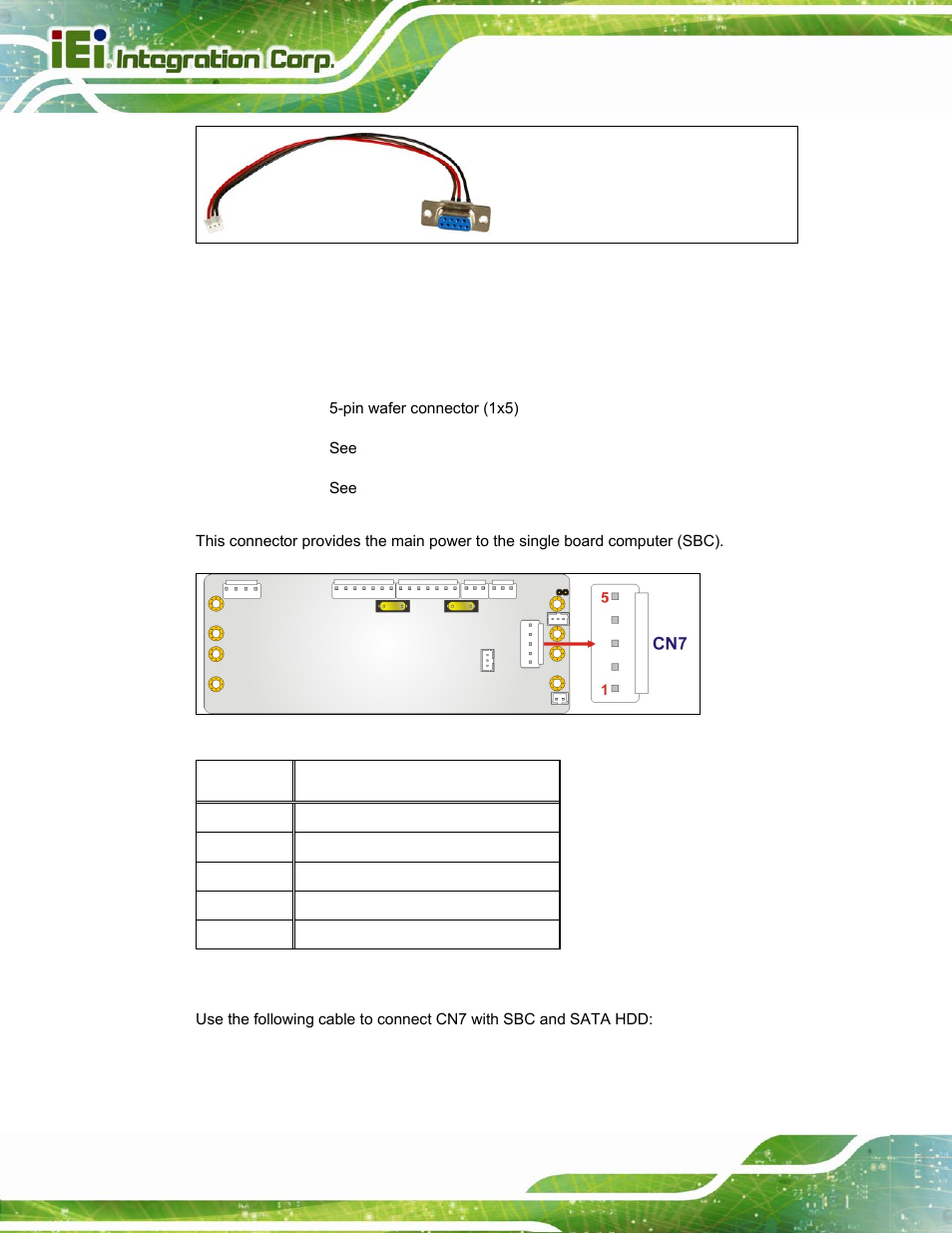 8 sbc main power connector (iddups-636260a only) | IEI Integration IDDUPS-636260А User Manual | Page 32 / 52