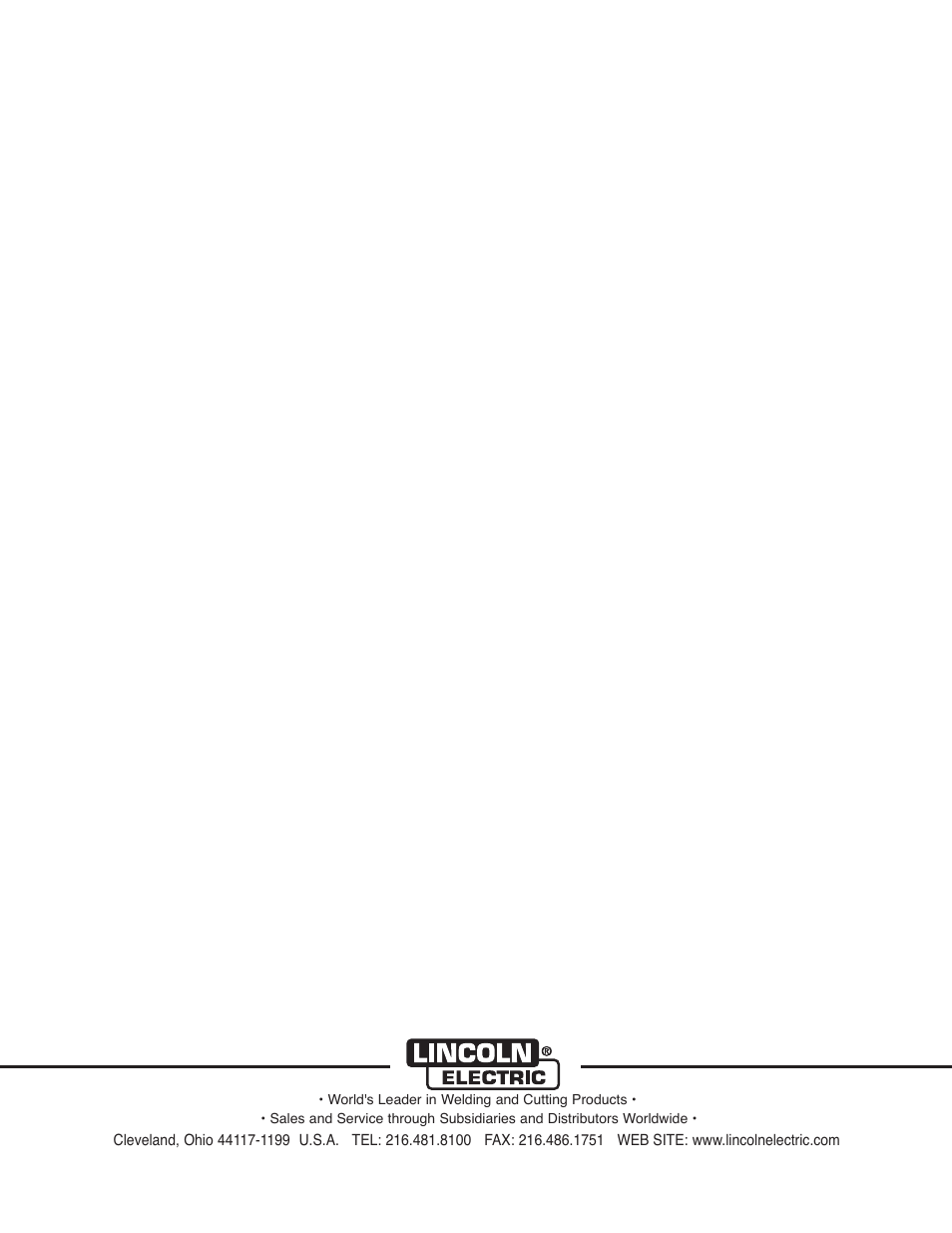 Lincoln Electric IM10110 IDEALARC R3R-400 User Manual | Page 25 / 25