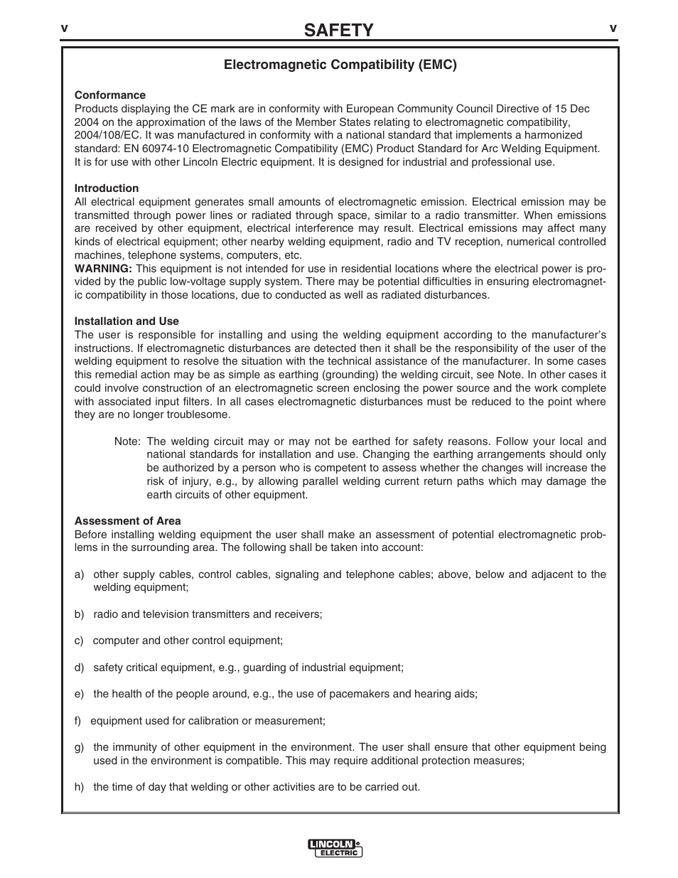 Safety | Lincoln Electric IM10051 INVERTEC V311-T AC_DC User Manual | Page 6 / 38