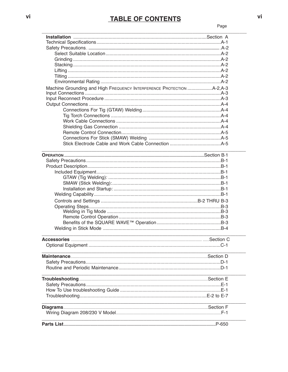 Lincoln Electric IM10059 SQUARE WAVE TIG 175 User Manual | Page 7 / 30