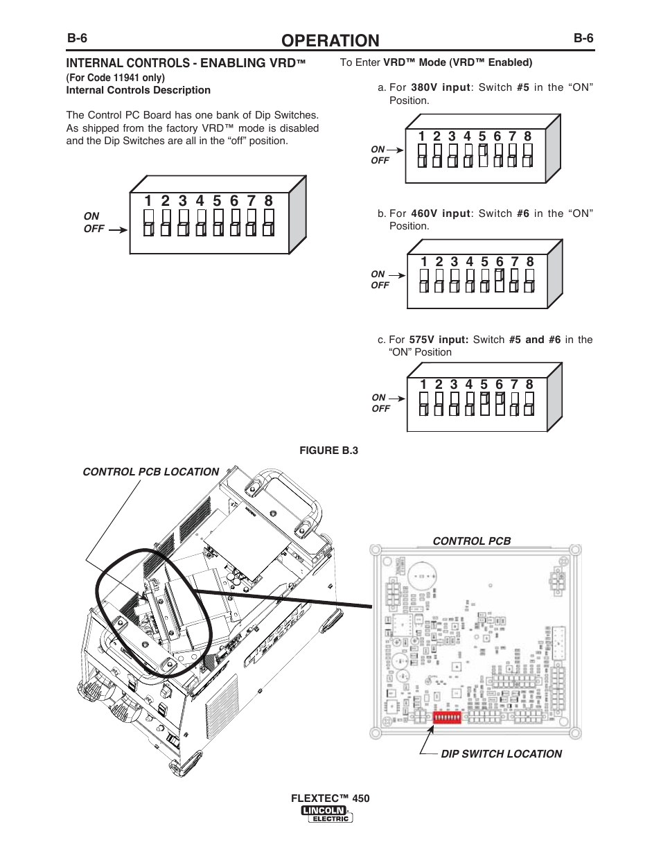 Operation | Lincoln Electric IM10062 FLEXTEC 450 User Manual | Page 23 / 72