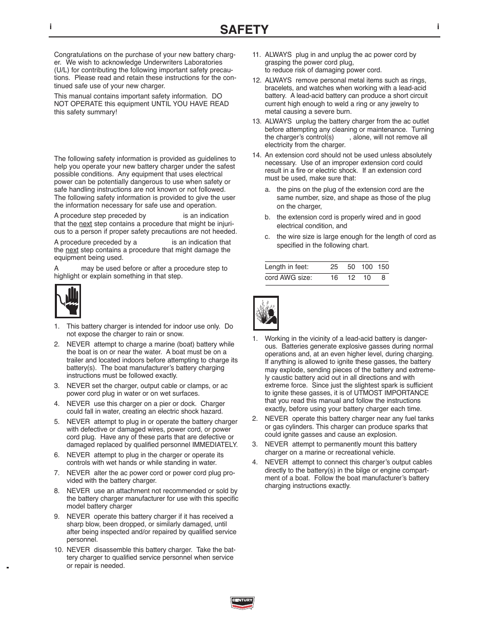 Safety, Safety information | Lincoln Electric IM10139 JUMP STARTER User Manual | Page 2 / 12