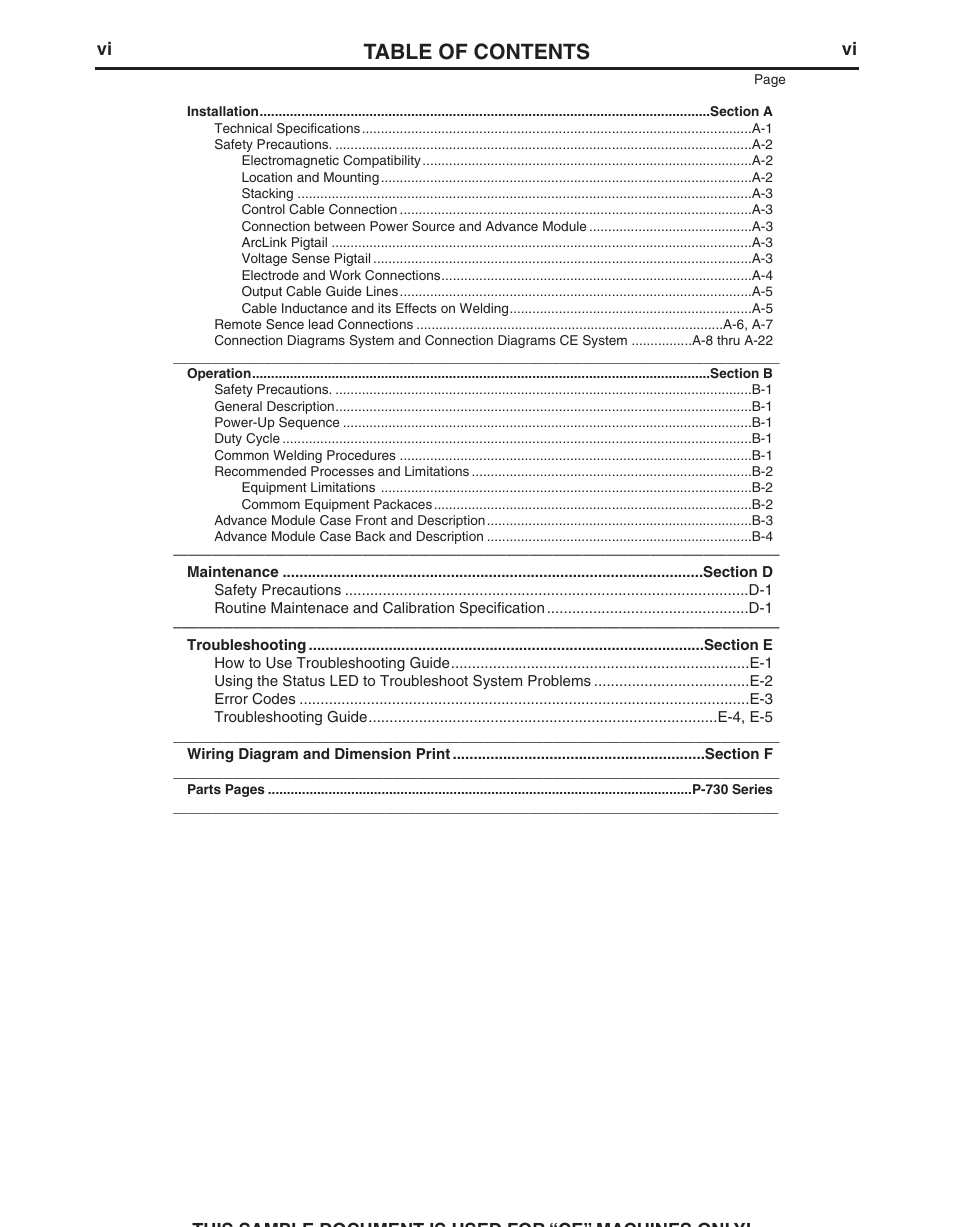 Lincoln Electric IM10149 POWER WAVE ADVANCED MODULE User Manual | Page 6 / 46