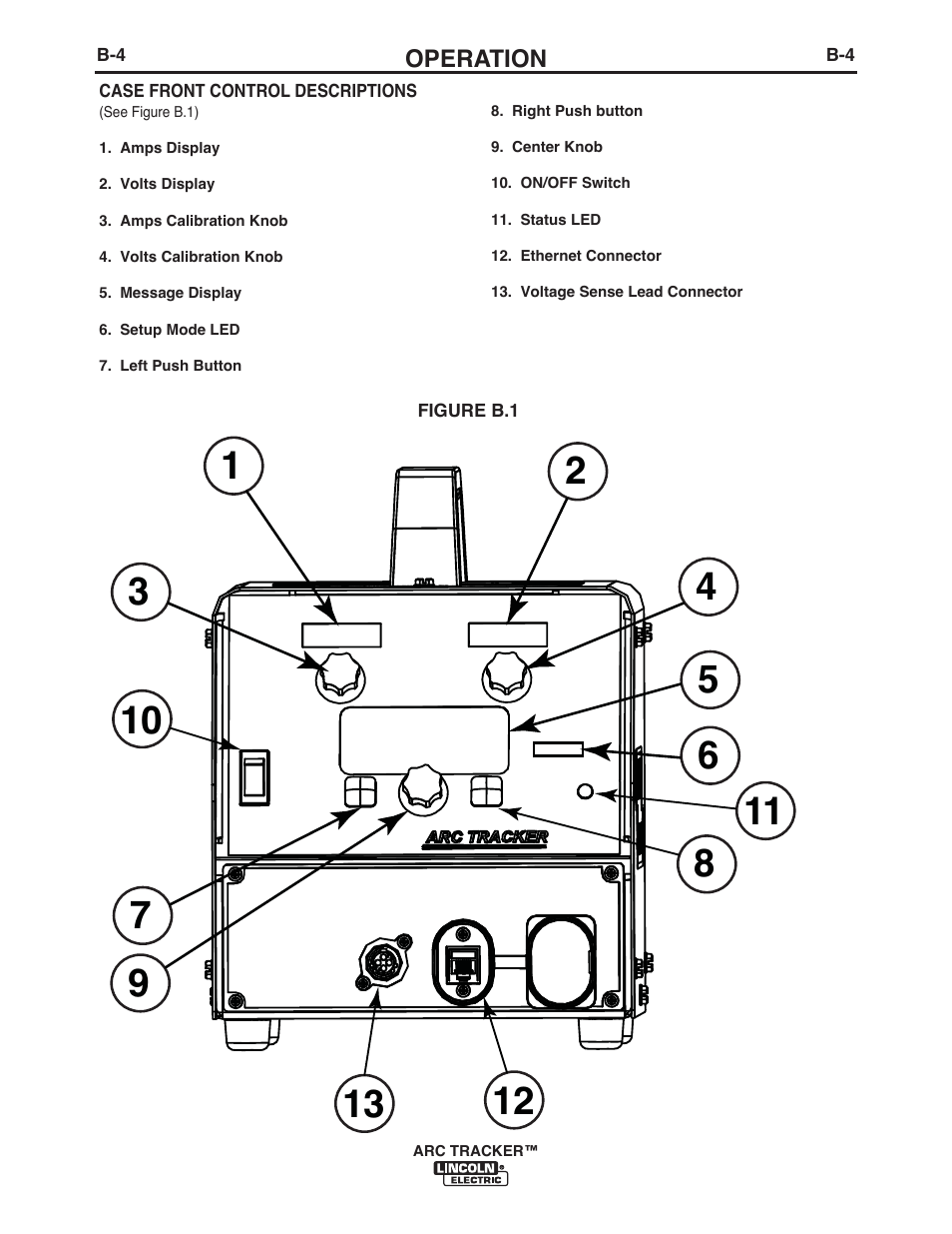 Lincoln Electric IM10090 ARC TRACKER User Manual | Page 17 / 48