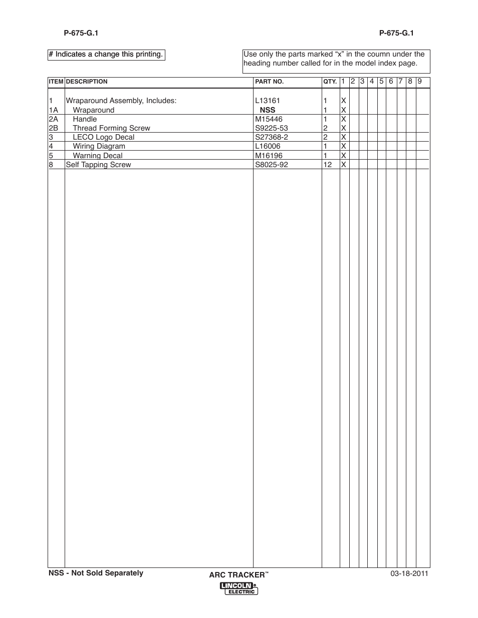 Lincoln Electric IM10090 ARC TRACKER User Manual | Page 43 / 48