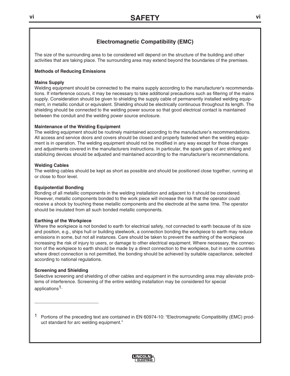 Safety | Lincoln Electric IM10090 ARC TRACKER User Manual | Page 7 / 48