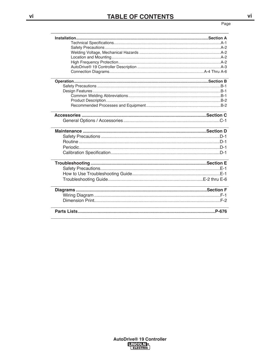 Lincoln Electric IM10087 AutoDrive 19 CONTROLLER User Manual | Page 7 / 28